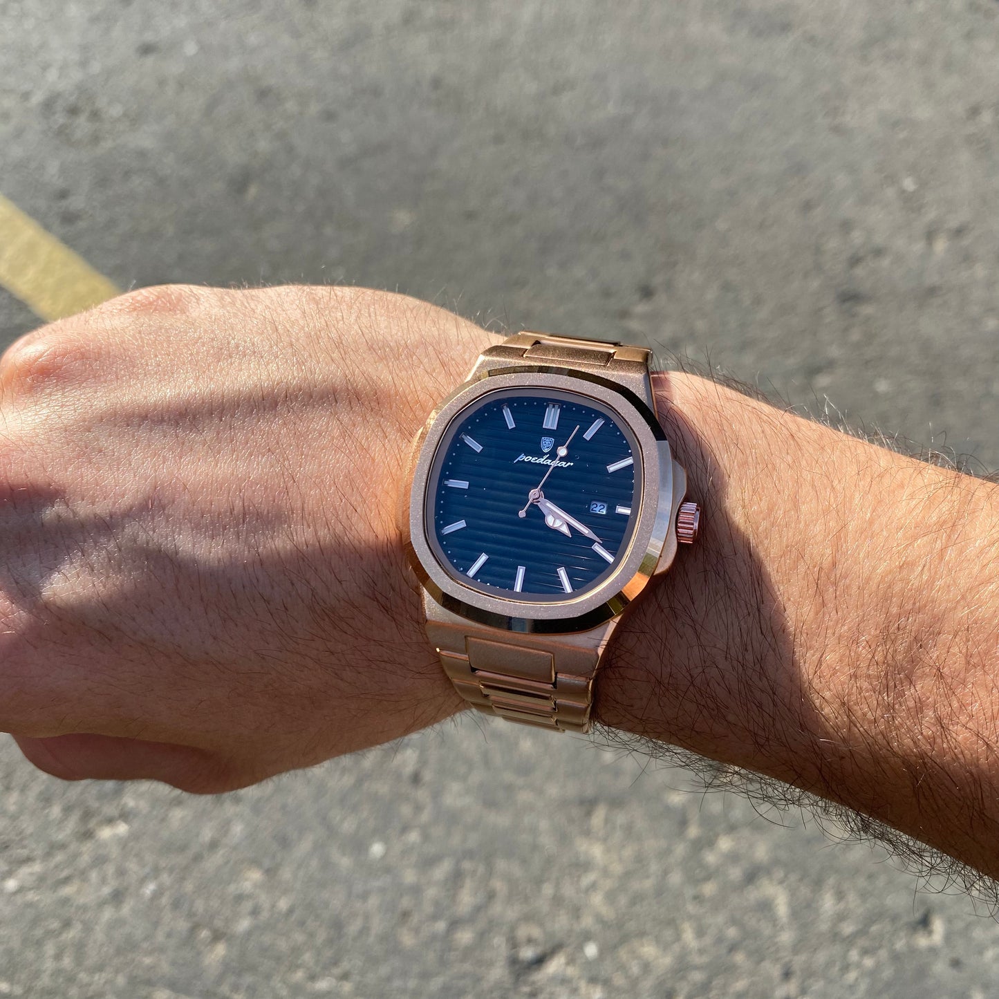 Reloj Jean Poedagar Nautilus royal Gold