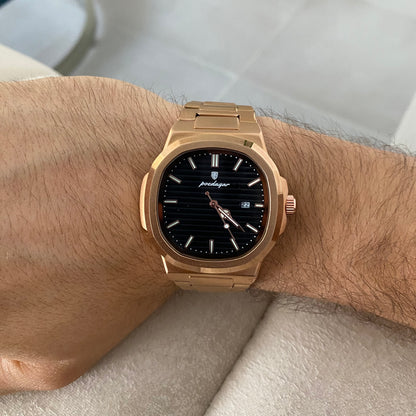 Reloj Jean Poedagar Nautilus royal Gold