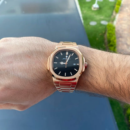 Reloj Jean Poedagar Nautilus rose Gold