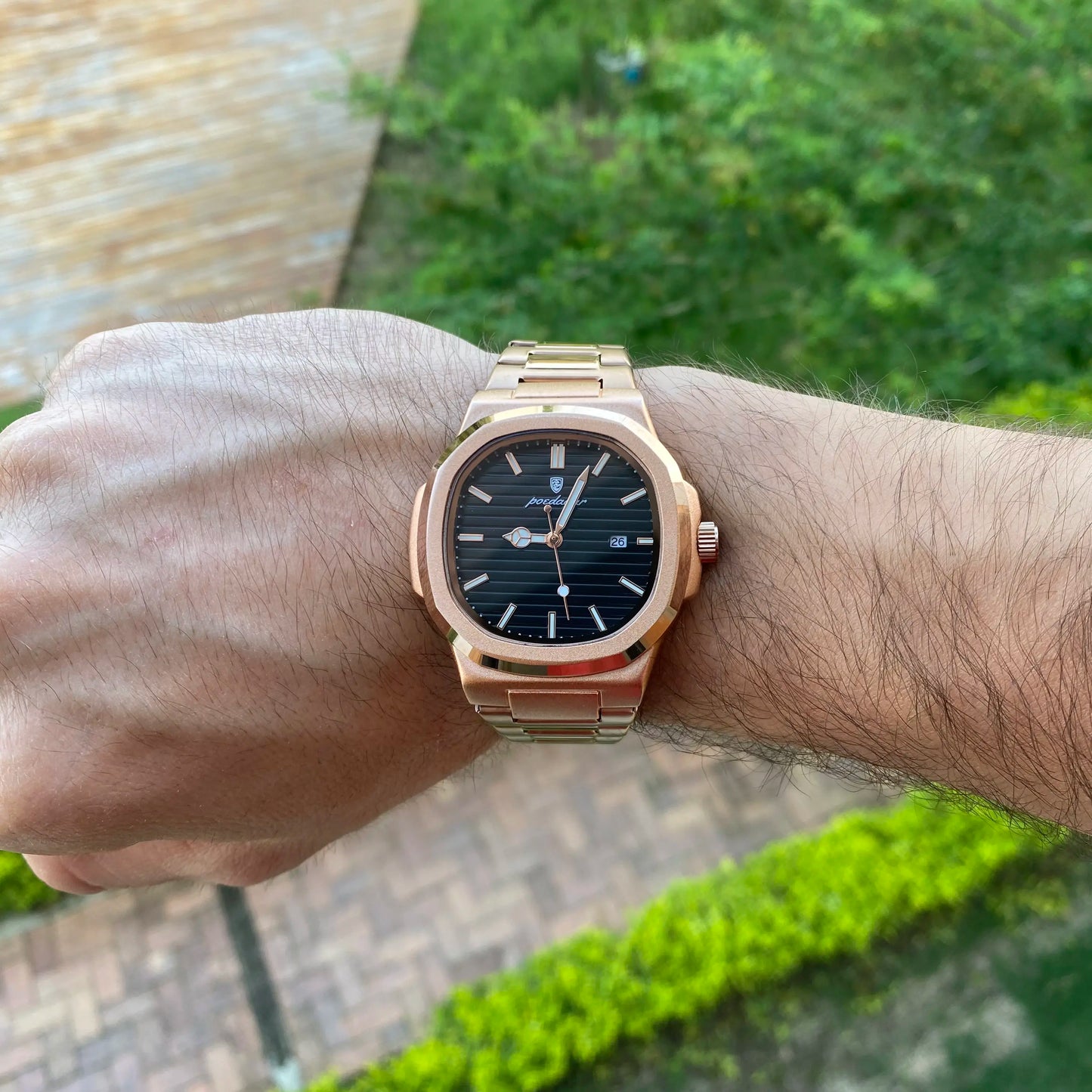 Reloj Jean Poedagar Nautilus rose Gold