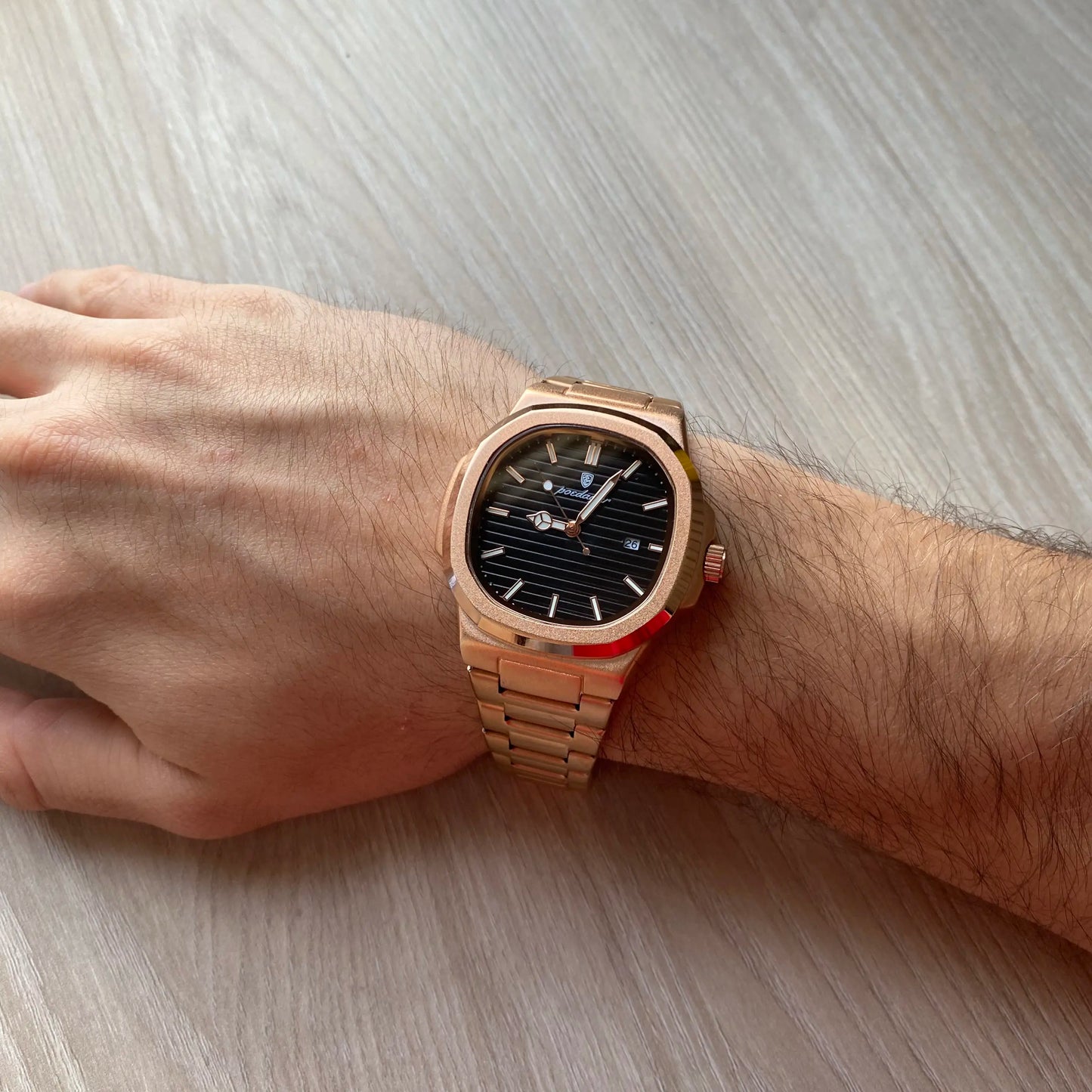 Reloj Jean Poedagar Nautilus rose Gold